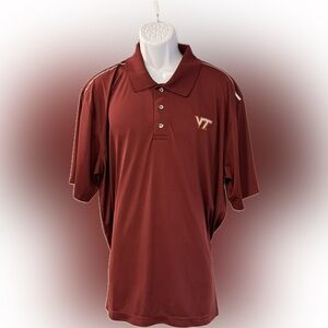 Virginia Tech - VT Maroon Polo Shirt - XXL